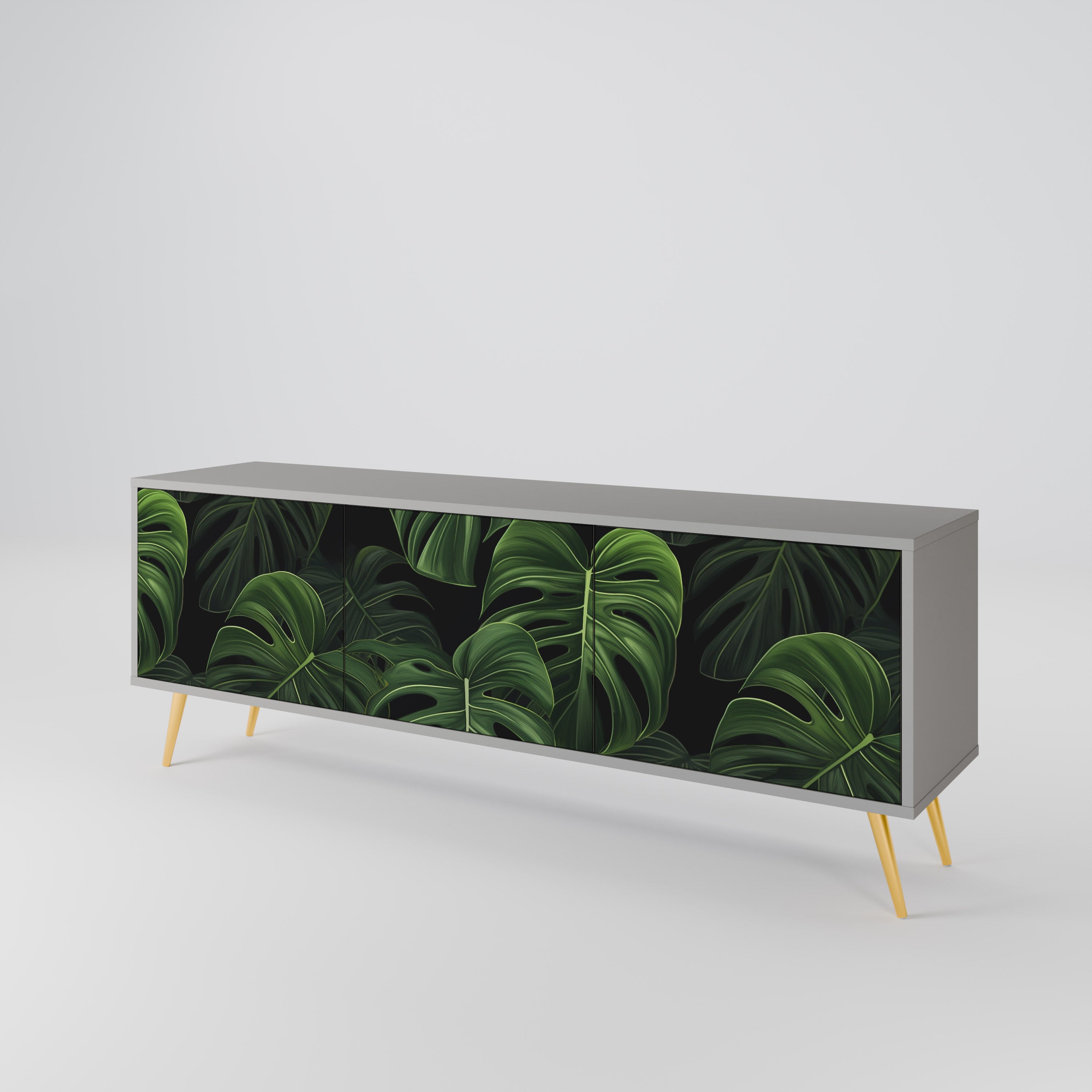 INFINITE MONSTERA Mueble de TV de 3 Puertas