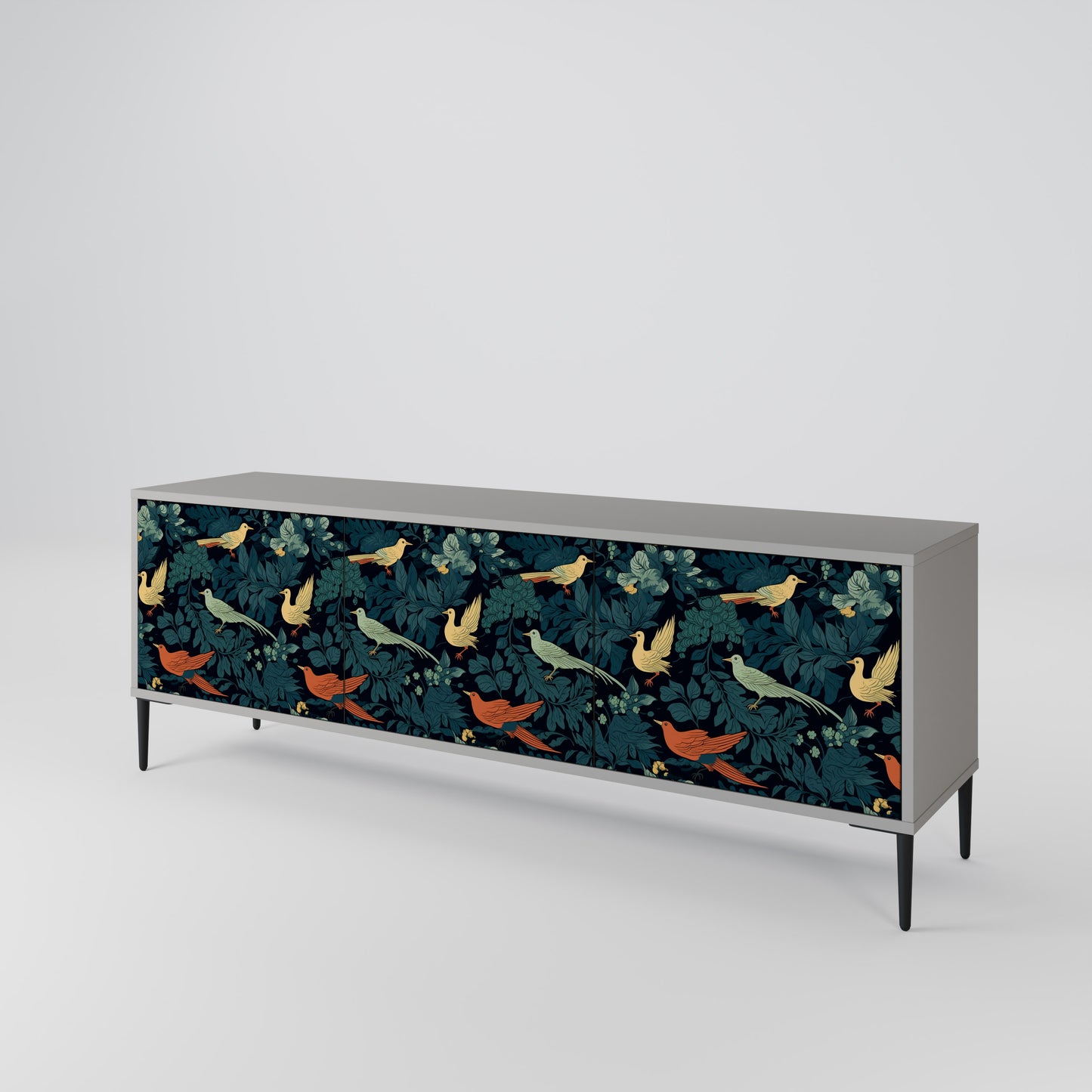 FOWL ORNAMENT Mueble de TV de 3 Puertas