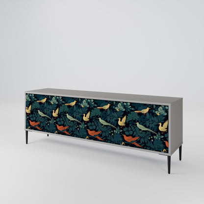 FOWL ORNAMENT Mueble de TV de 3 Puertas
