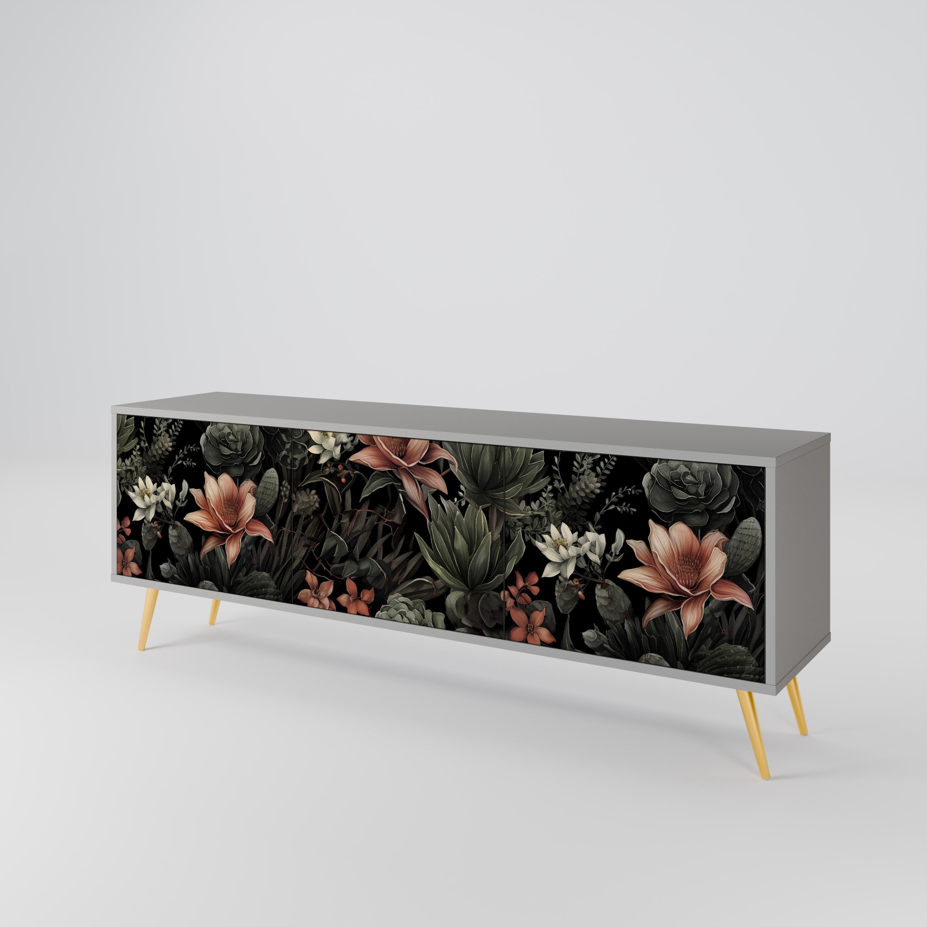 SECRET VERDURE Mueble de TV de 3 Puertas