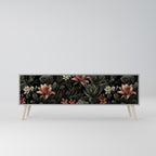 SECRET VERDURE 3-Door TV Stand in Grey Finish