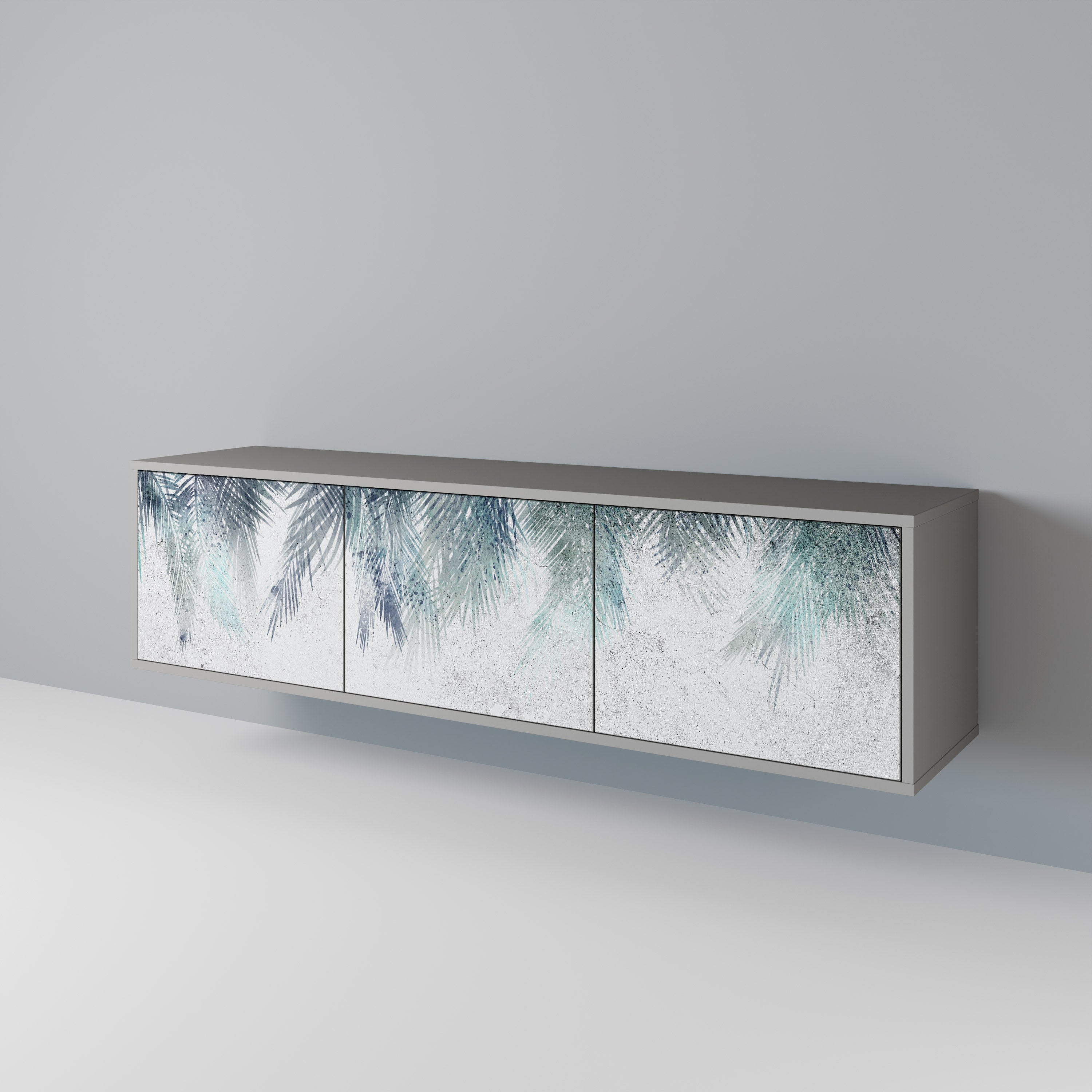 PALM VEIL Mueble de TV de 3 Puertas