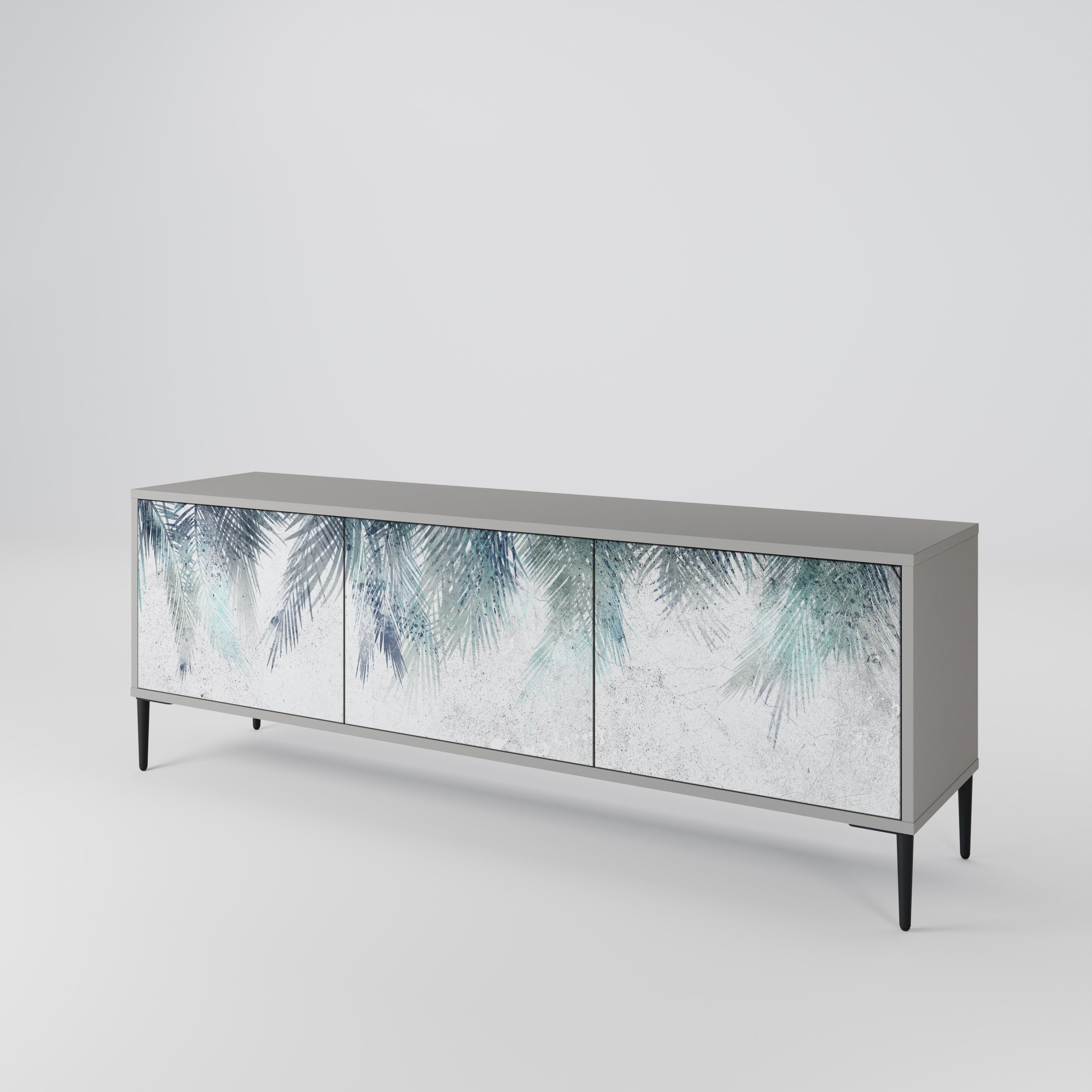 PALM VEIL Mueble de TV de 3 Puertas