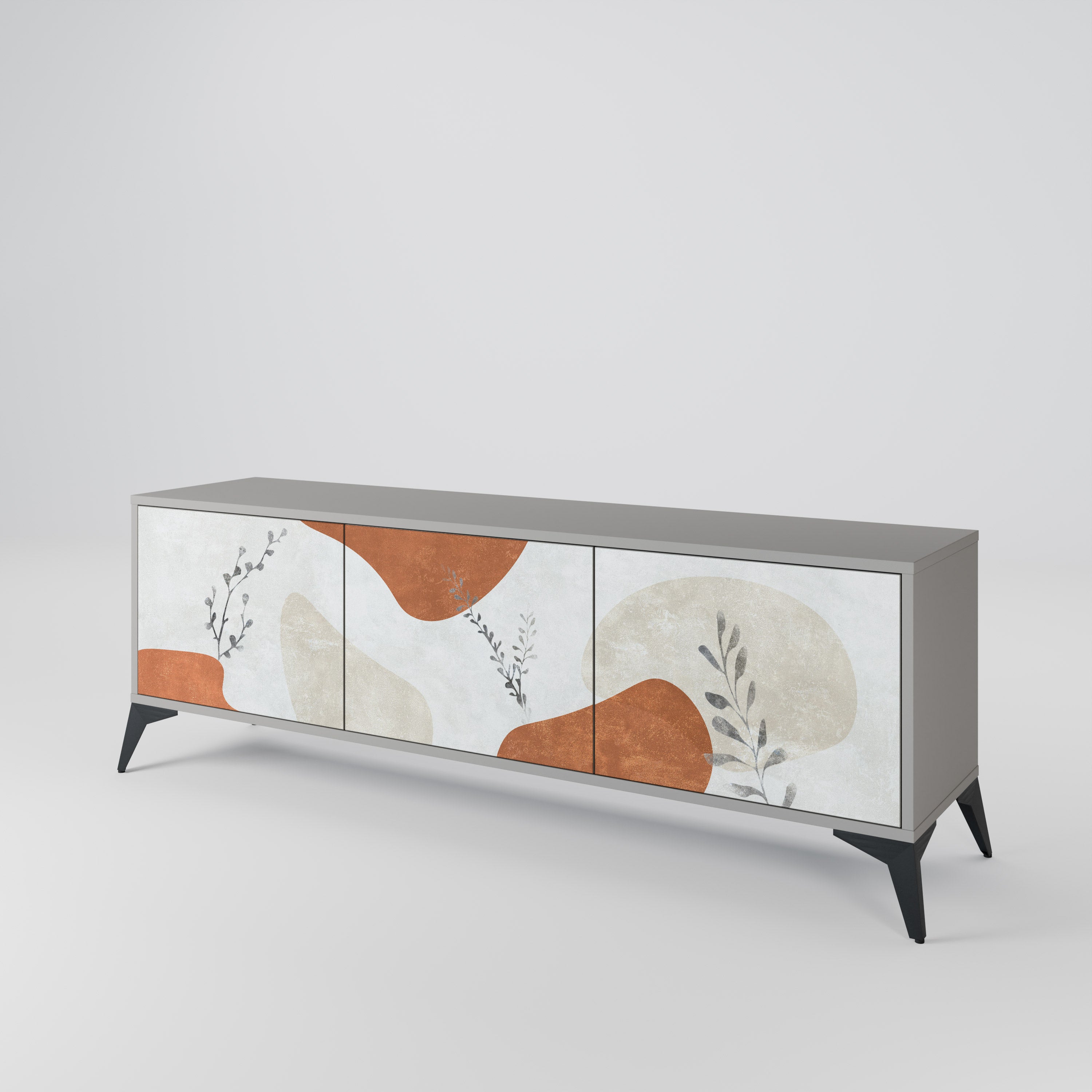 TRANQUIL TWIG Mueble de TV de 3 Puertas
