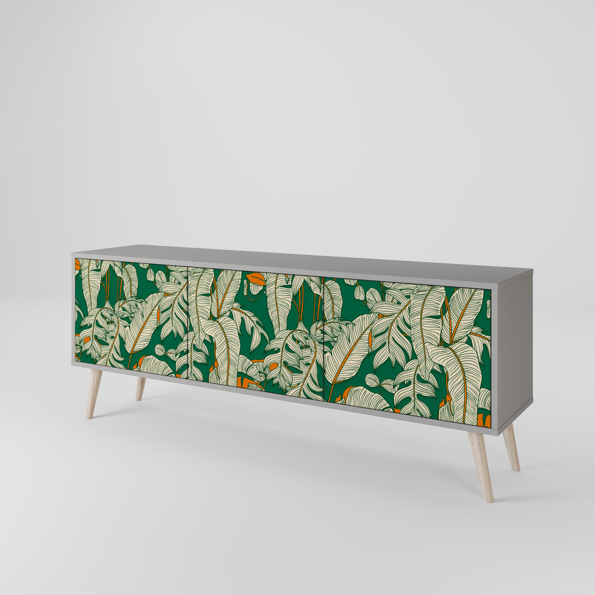 VERDANT PLEASURES Mueble de TV de 3 Puertas