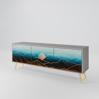 LUNAR SECRETS Mueble de TV de 3 Puertas