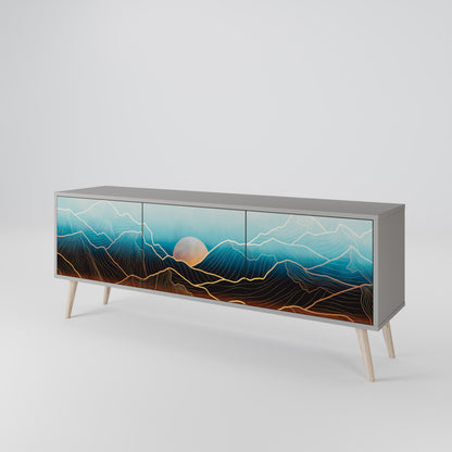 LUNAR SECRETS Mueble de TV de 3 Puertas