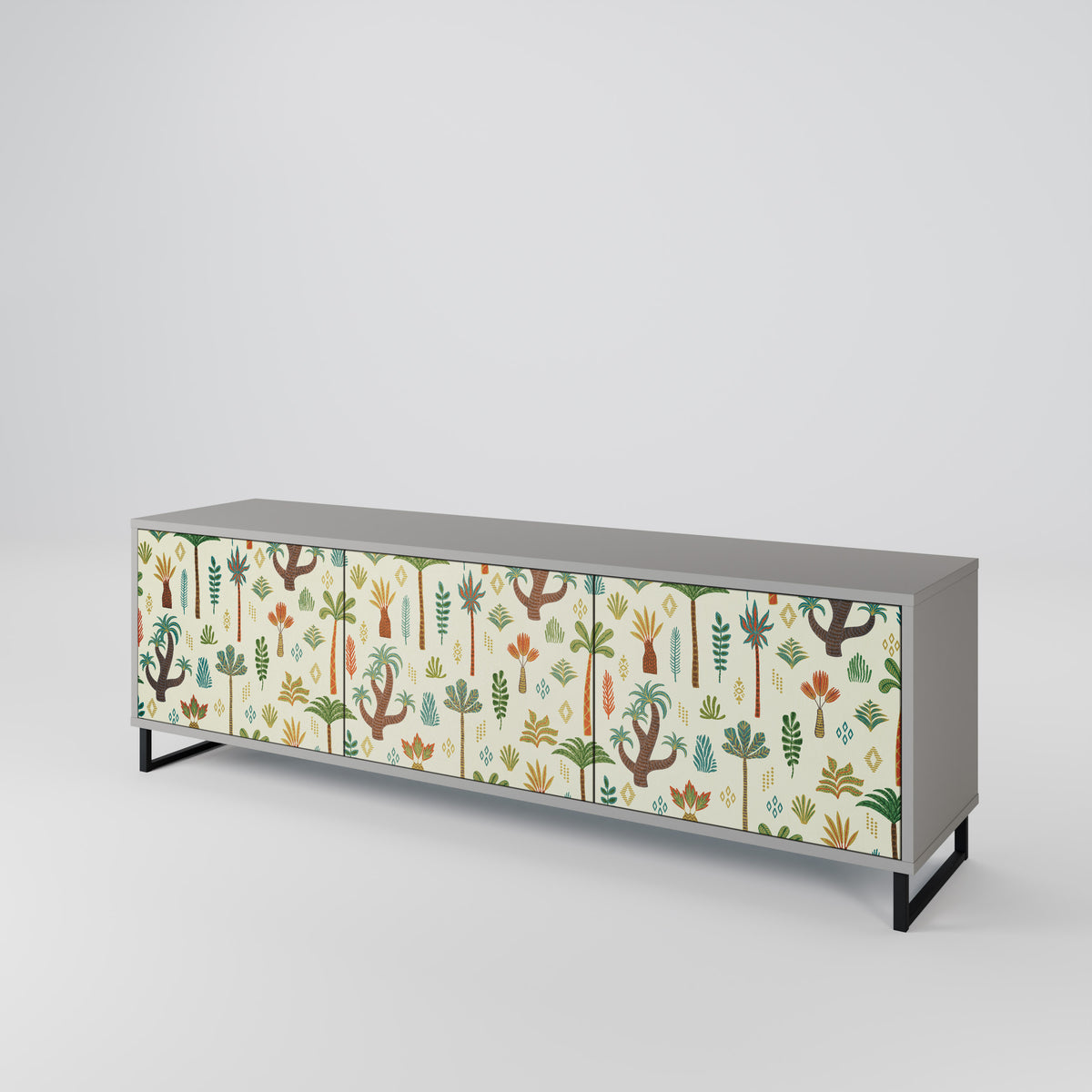 PALM SPRING Mueble de TV de 3 Puertas