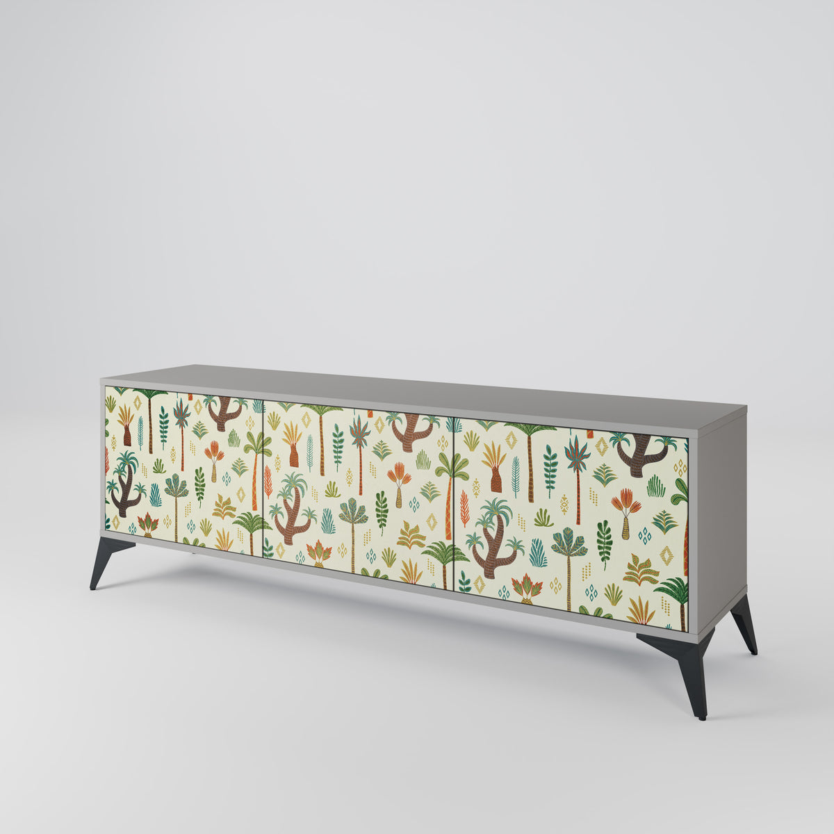 PALM SPRING Mueble de TV de 3 Puertas