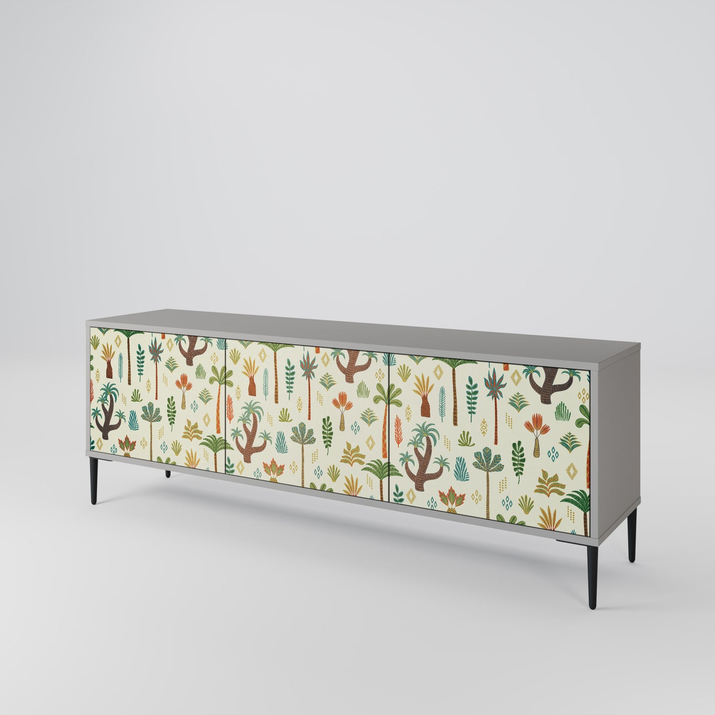 PALM SPRING Mueble de TV de 3 Puertas