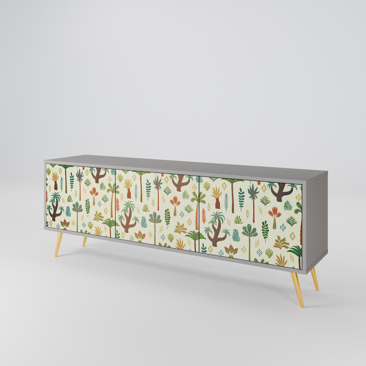 PALM SPRING Mueble de TV de 3 Puertas