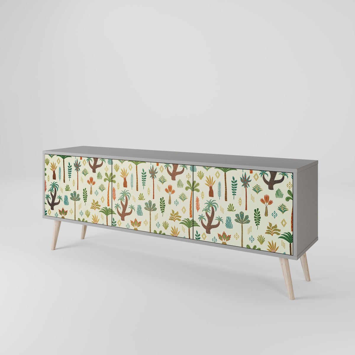 PALM SPRING Mueble de TV de 3 Puertas