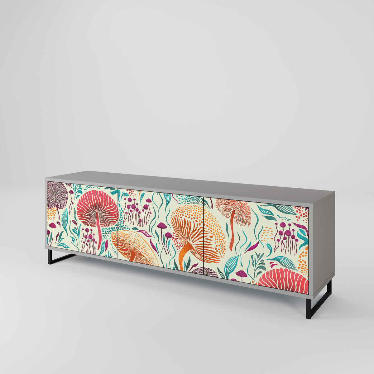 FUNGUS FANTASY Mueble de TV de 3 Puertas