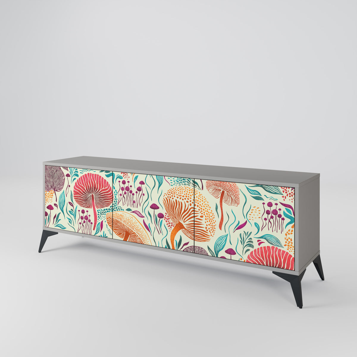 FUNGUS FANTASY Mueble de TV de 3 Puertas