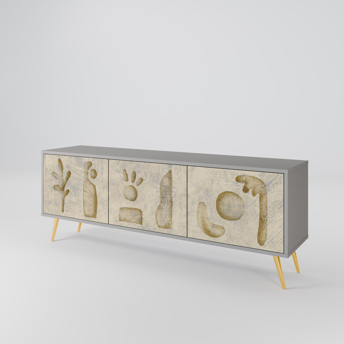 SAND SCULPTURES Mueble de TV de 3 Puertas