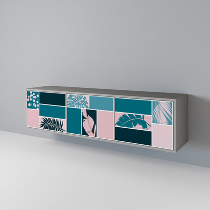 COMBINATION OF SHAPES Mueble de TV de 3 Puertas