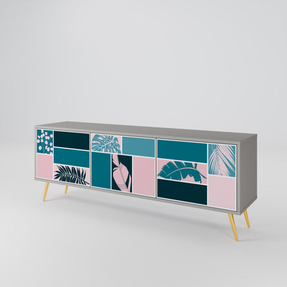 COMBINATION OF SHAPES Mueble de TV de 3 Puertas