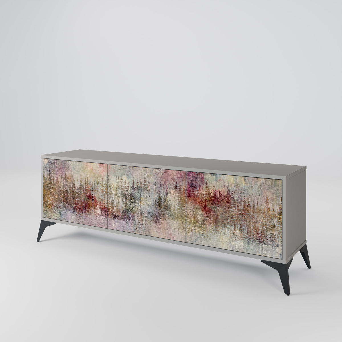 VEILED SUMMIT Mueble de TV de 3 Puertas