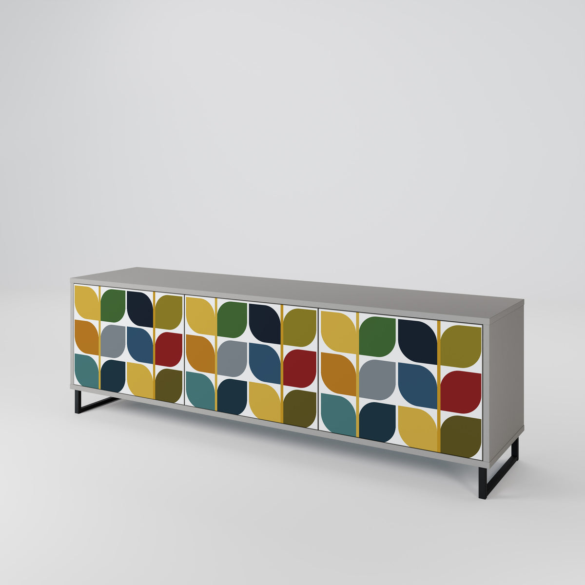 WEIGHTLESS HOURS Mueble de TV de 3 Puertas