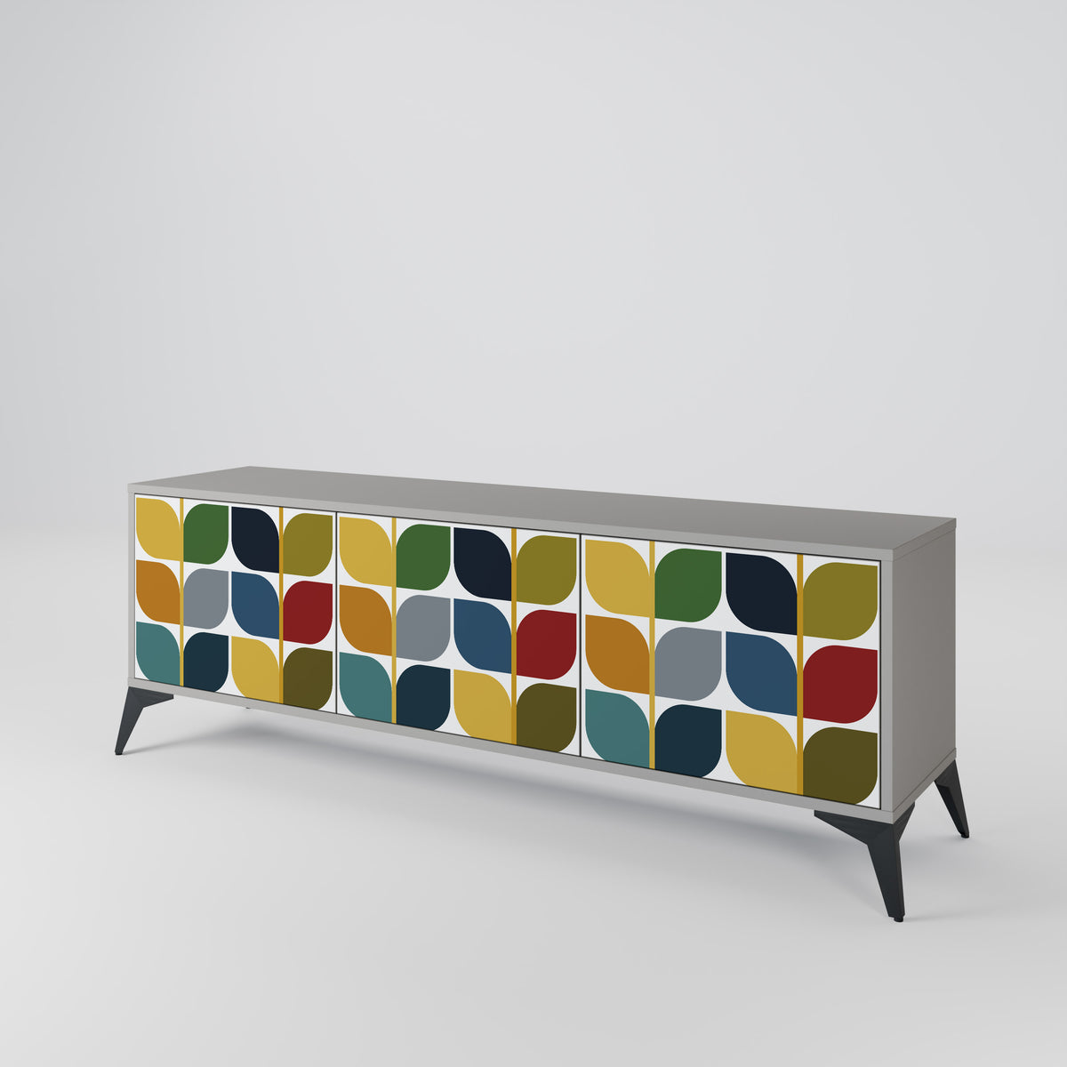 WEIGHTLESS HOURS Mueble de TV de 3 Puertas