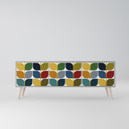 WEIGHTLESS HOURS Mueble de TV de 3 Puertas en Acabado Gris