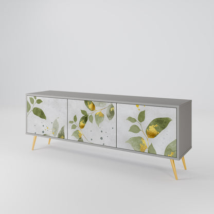ELEGANT BOTANICS Mueble de TV de 3 Puertas