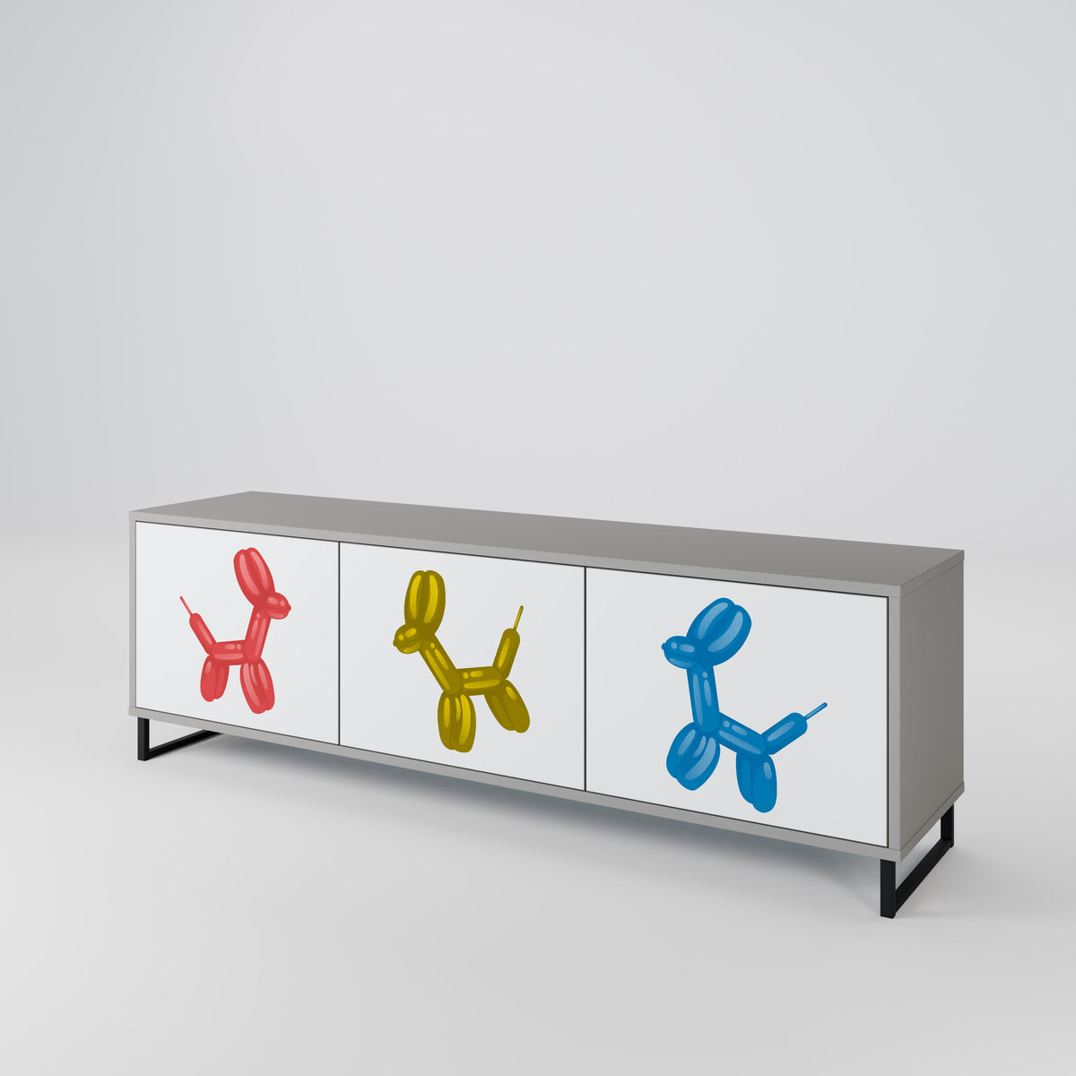 CHILDHOOD MEMORY Mueble de TV de 3 Puertas