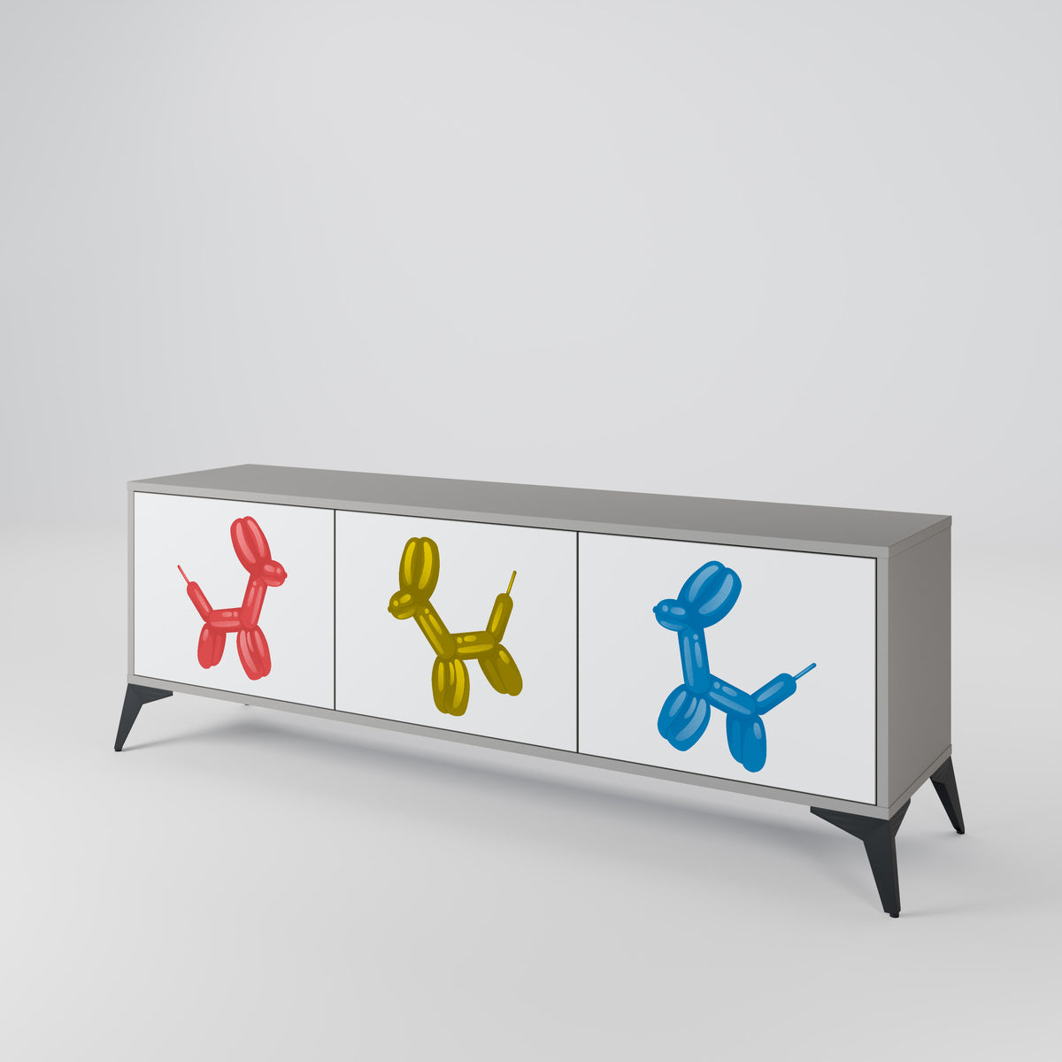 CHILDHOOD MEMORY Mueble de TV de 3 Puertas