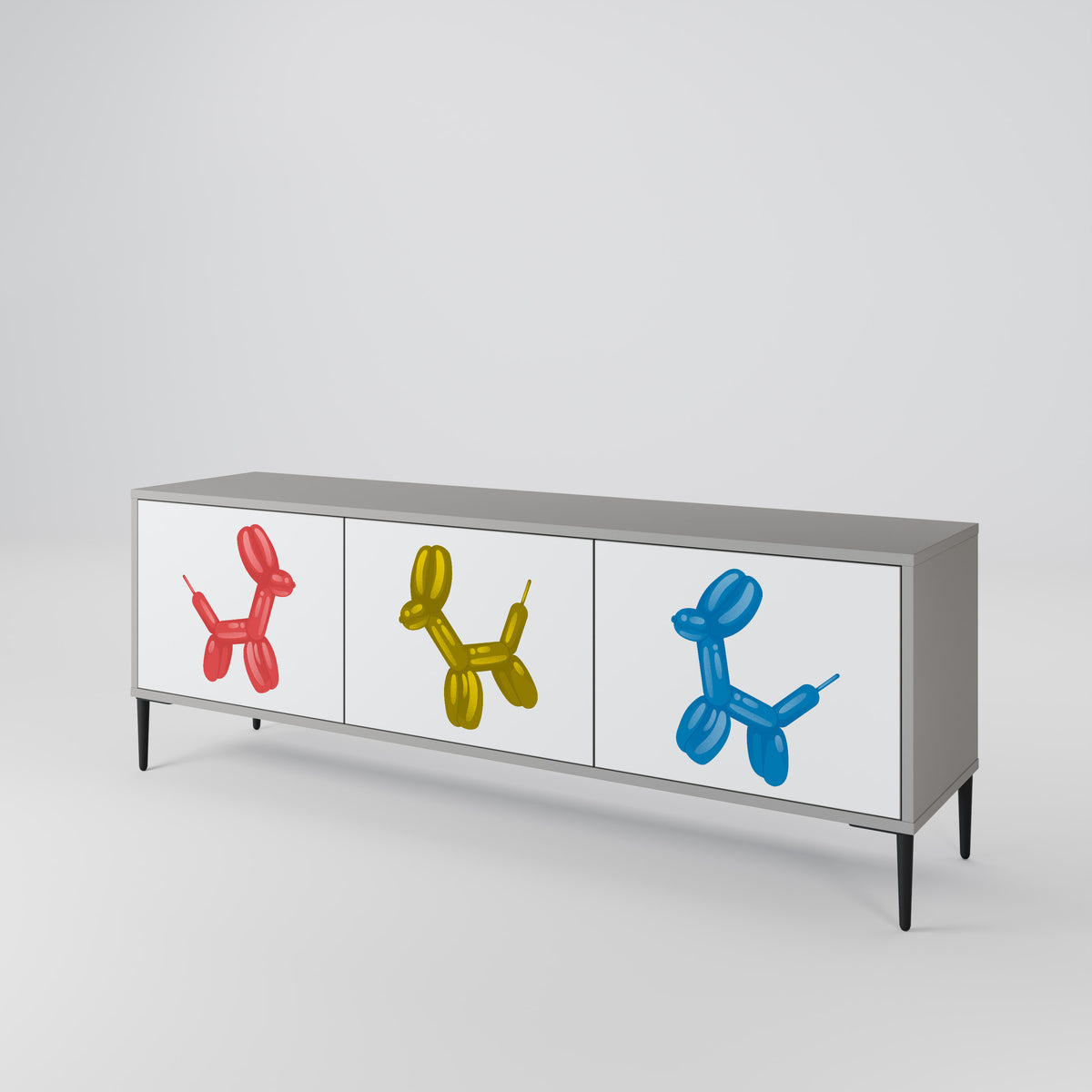 CHILDHOOD MEMORY Mueble de TV de 3 Puertas