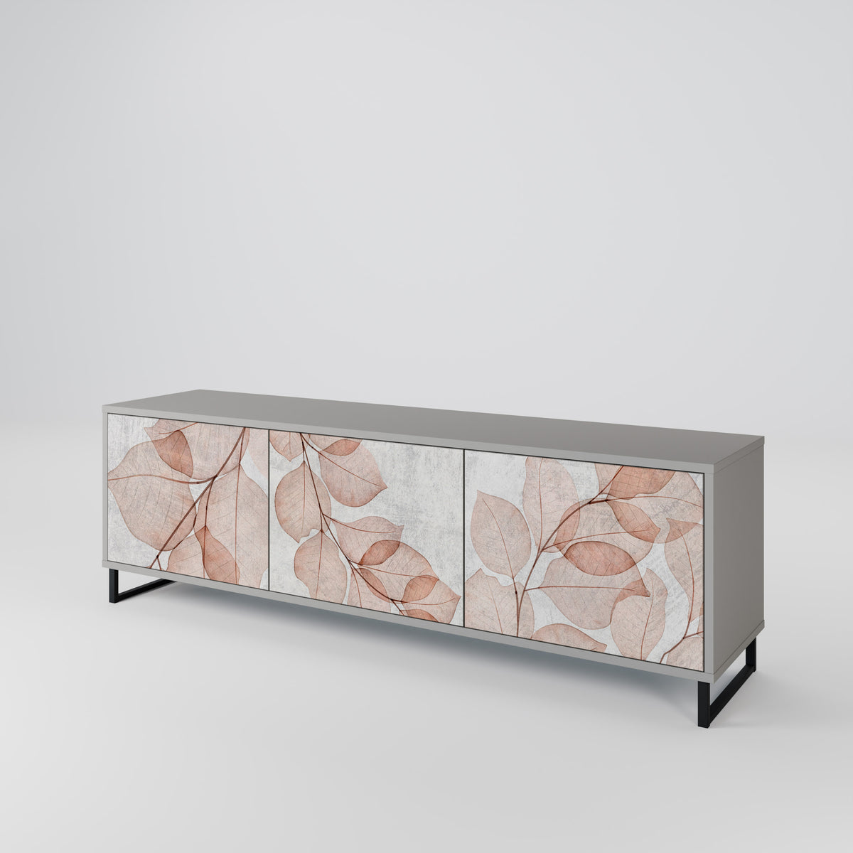 AUTUMN FRAGILITY Mueble de TV de 3 Puertas