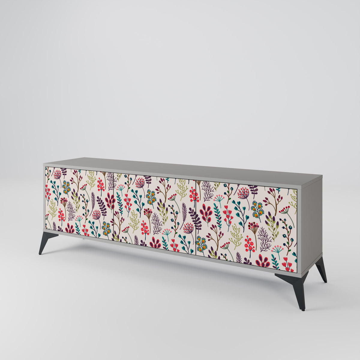 AUTUMN SUNDRIES Mueble de TV de 3 Puertas