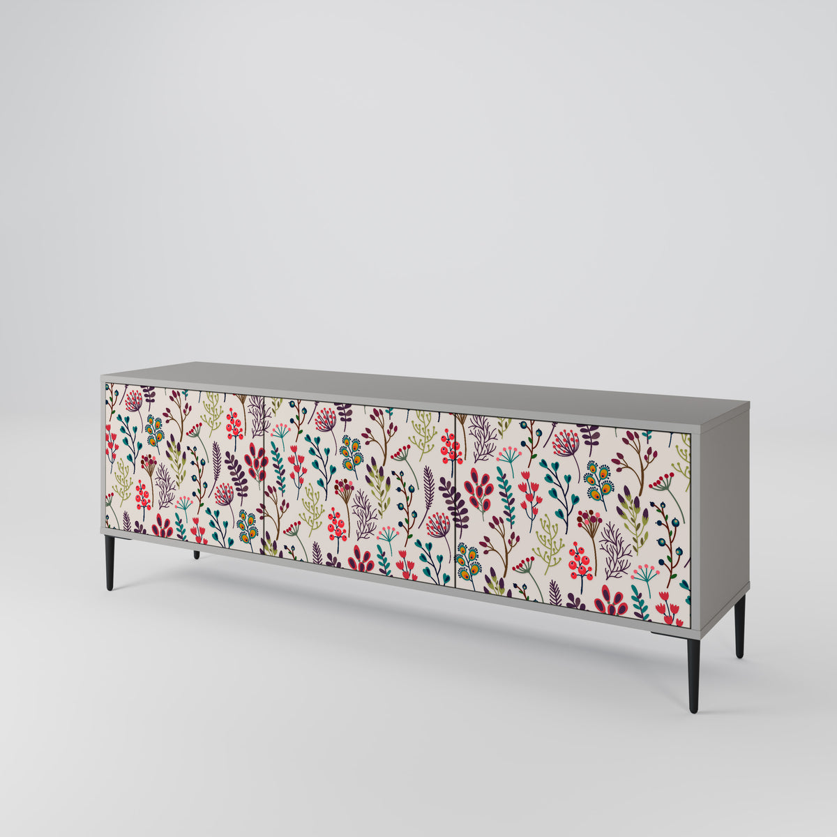 AUTUMN SUNDRIES Mueble de TV de 3 Puertas