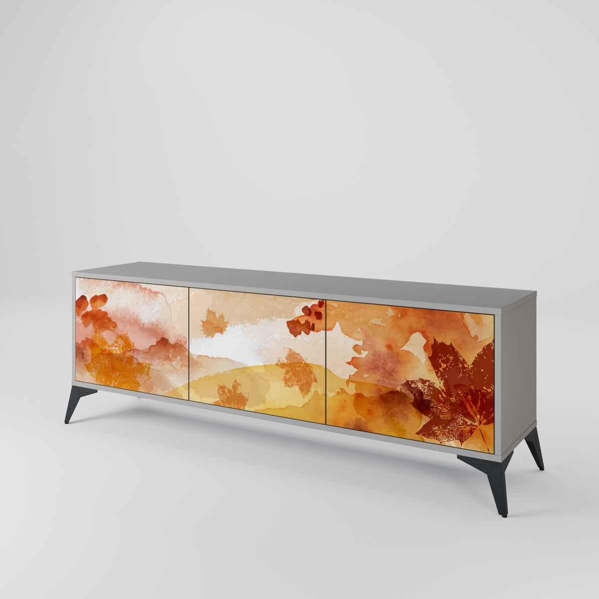 TRACES OF AUTUMN Mueble de TV de 3 Puertas