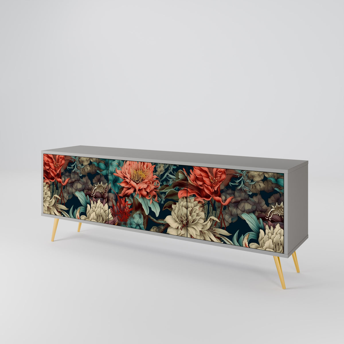 SPROUTING GRACE Mueble de TV de 3 Puertas