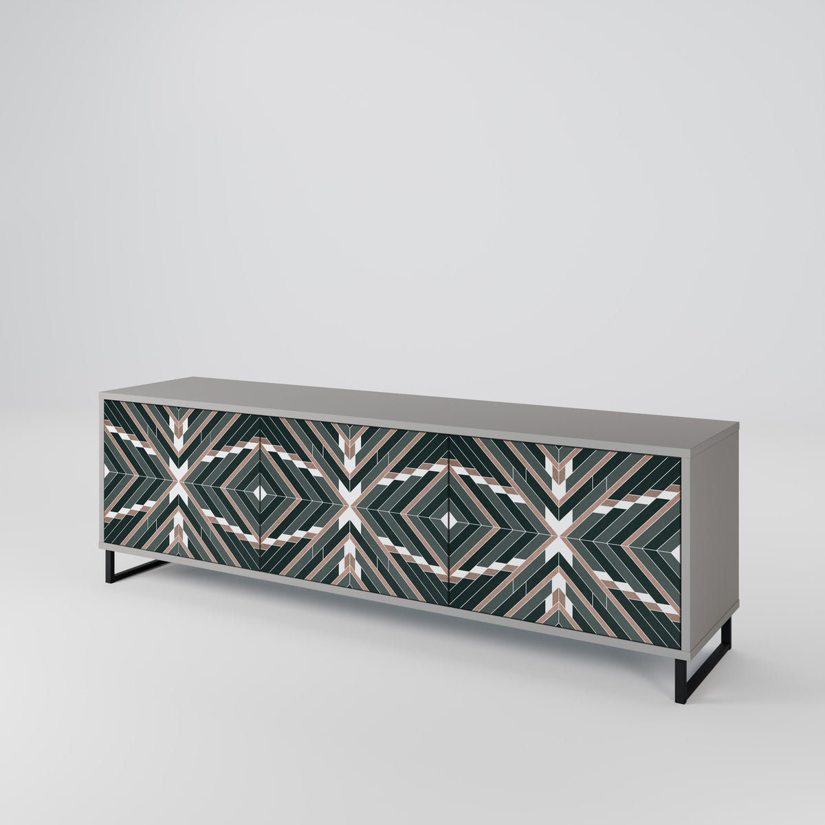 DIMENSION DELIGHTS Mueble de TV de 3 Puertas