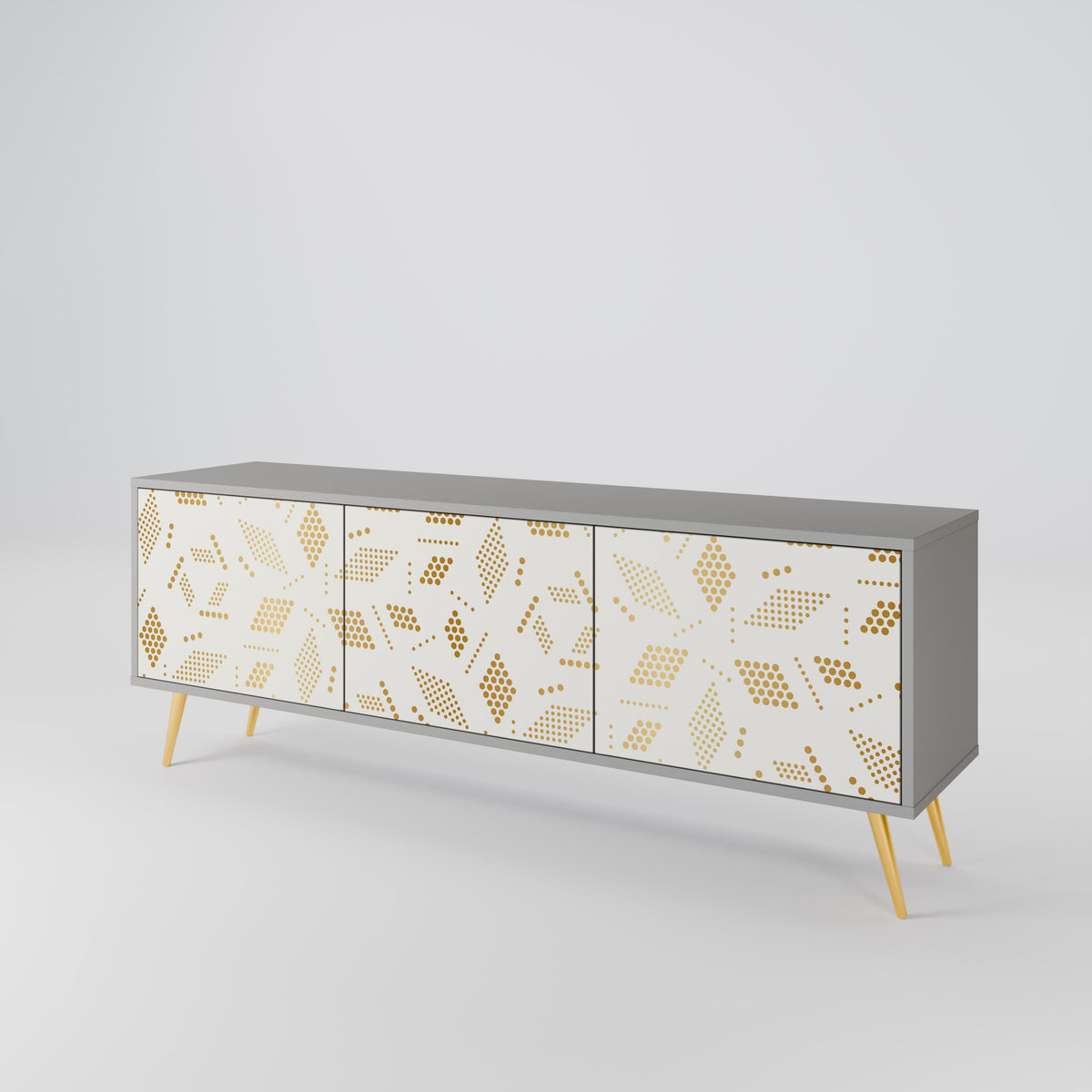 SPOTTED DAZE Mueble de TV de 3 Puertas