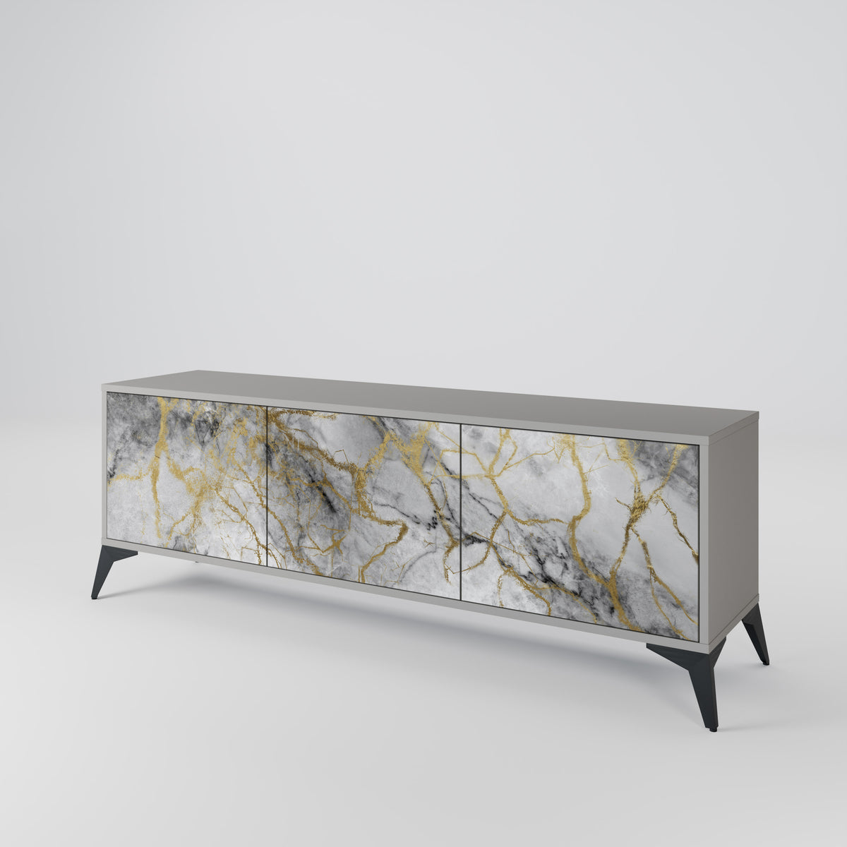 TIMELESS GLIDE Mueble de TV de 3 Puertas