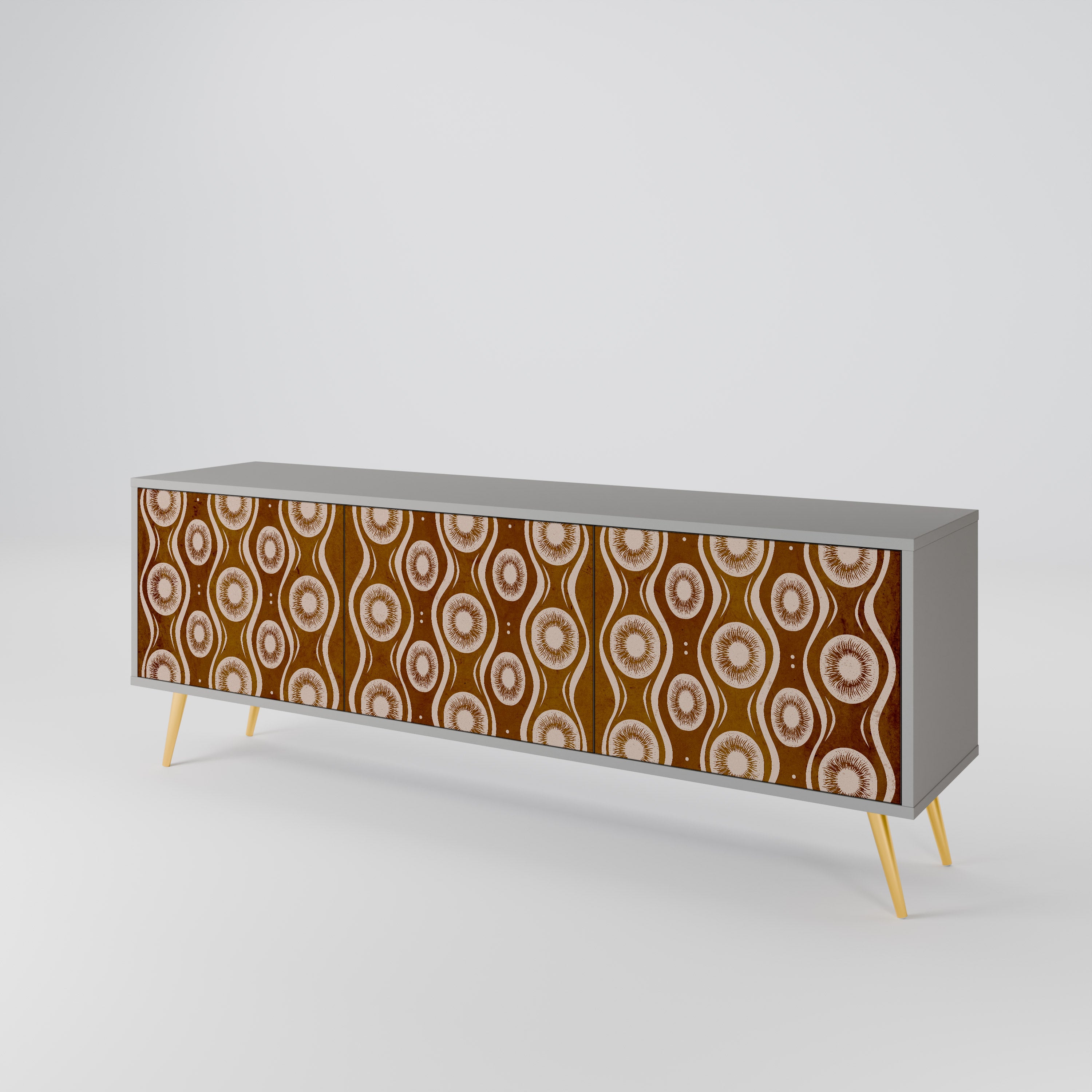 BROWN EYES Mueble de TV de 3 Puertas