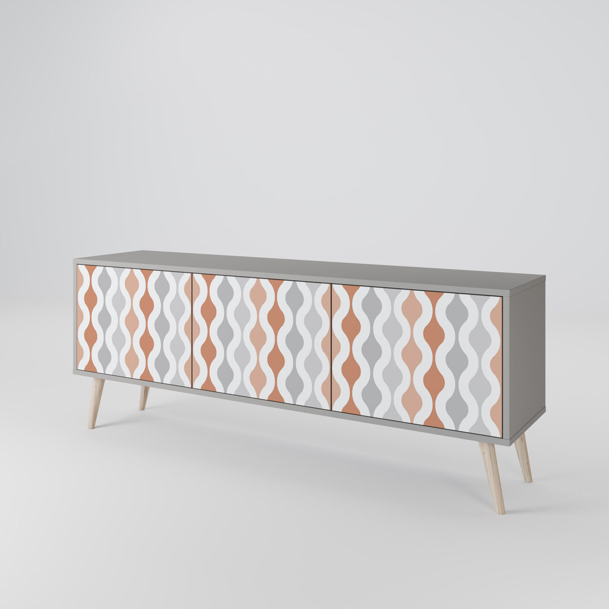 HAZY NOSTALGIA Mueble de TV de 3 Puertas