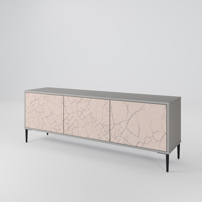 CERAMIC TEXTURE Mueble de TV de 3 Puertas