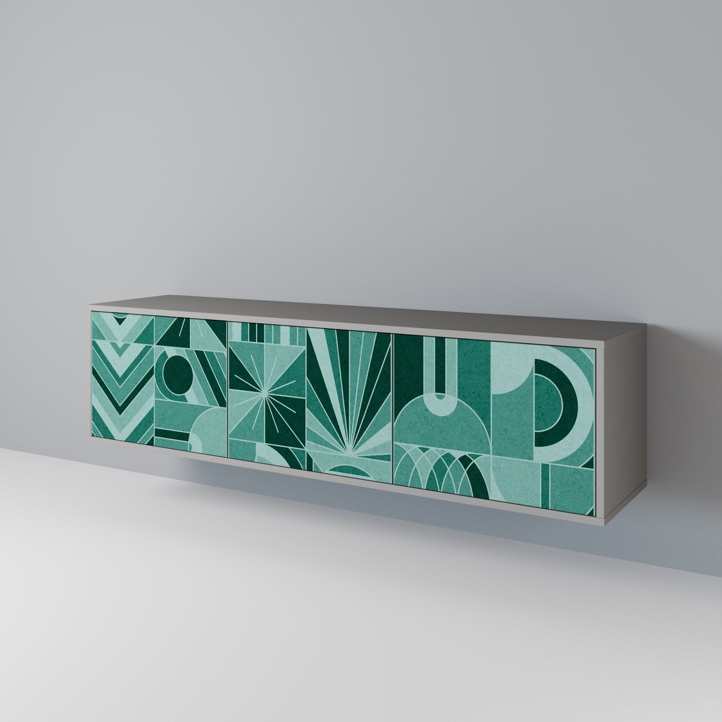 HARMONIC GRID Mueble de TV de 3 Puertas
