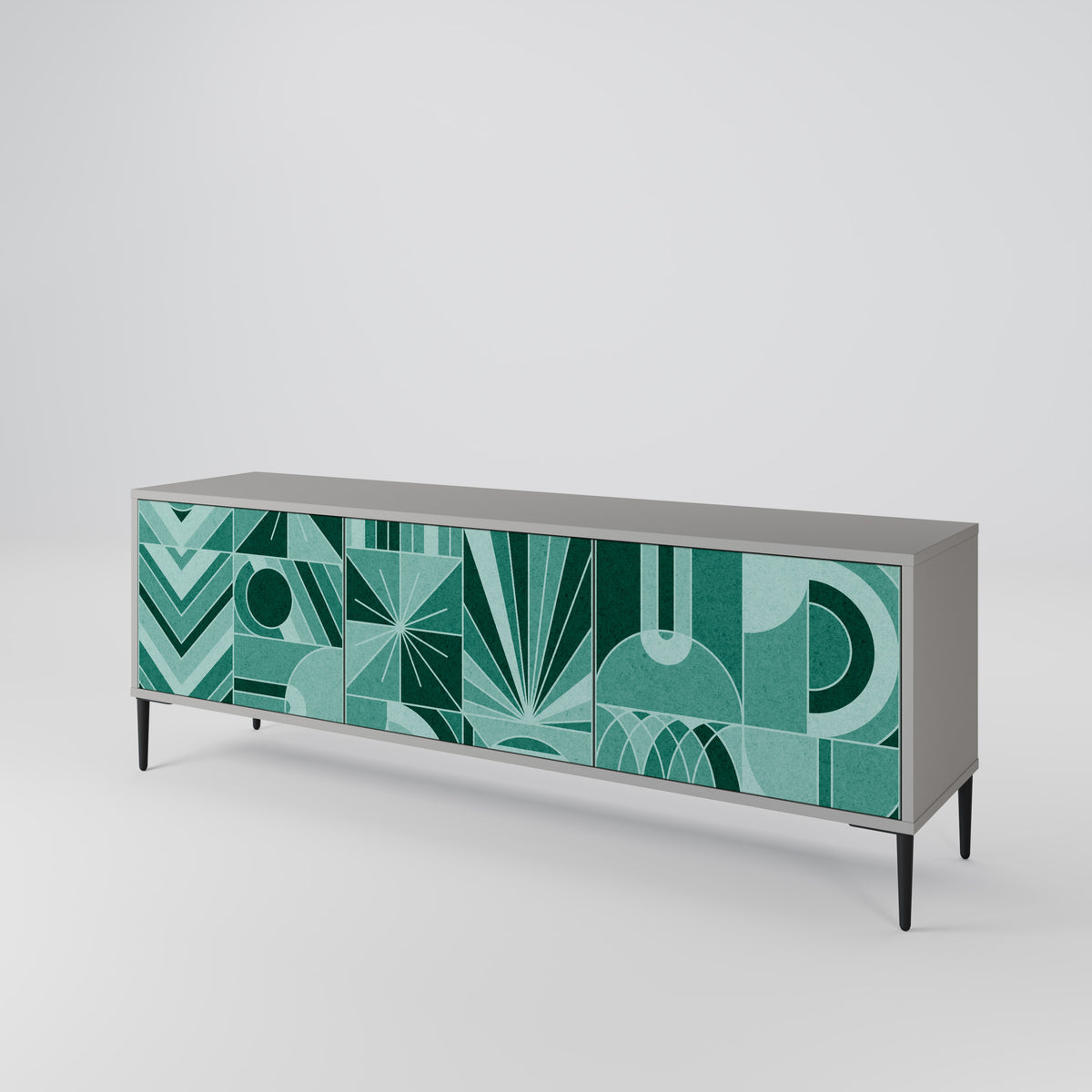 HARMONIC GRID Mueble de TV de 3 Puertas