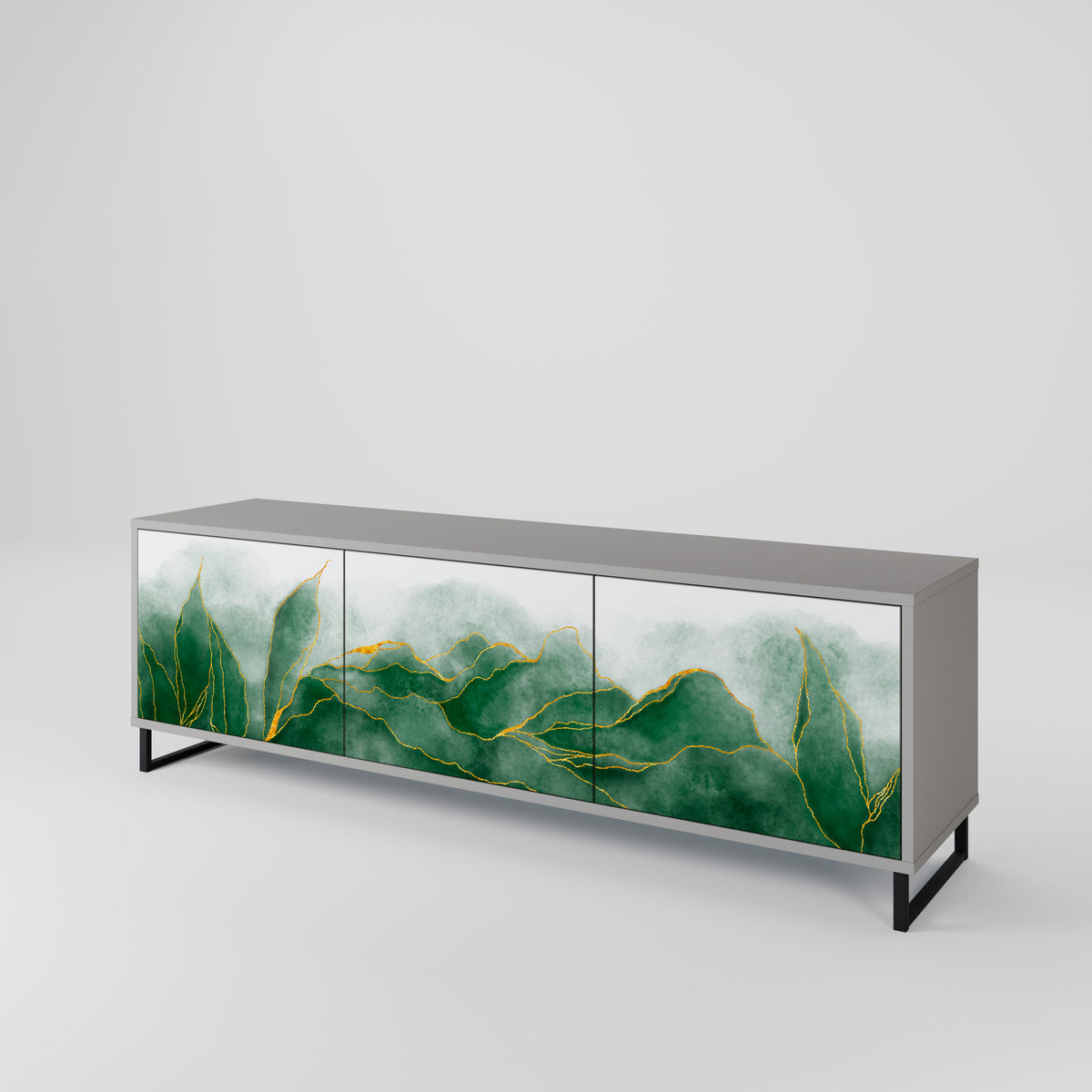 EXPENSIVE NATURE Mueble de TV de 3 Puertas
