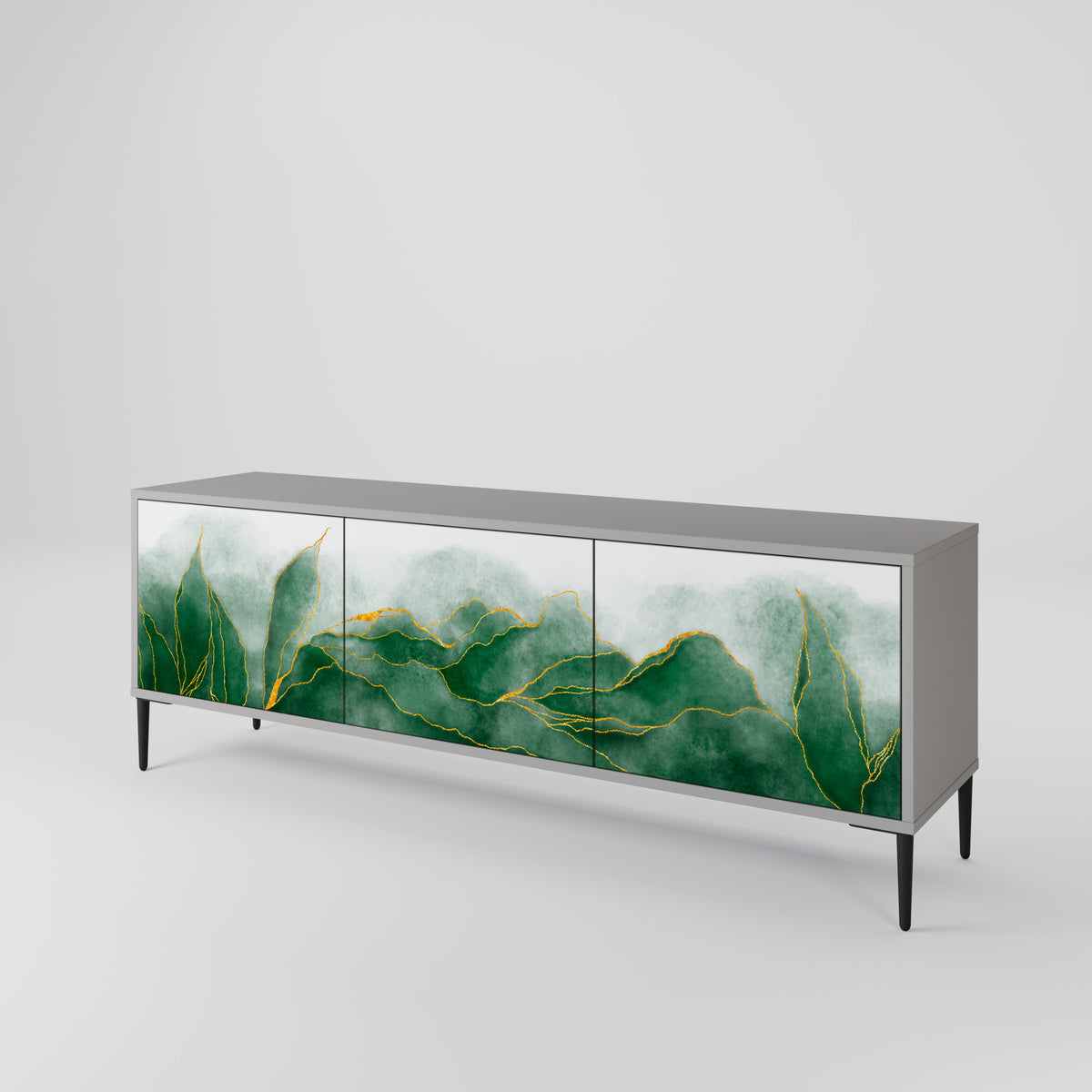 EXPENSIVE NATURE Mueble de TV de 3 Puertas