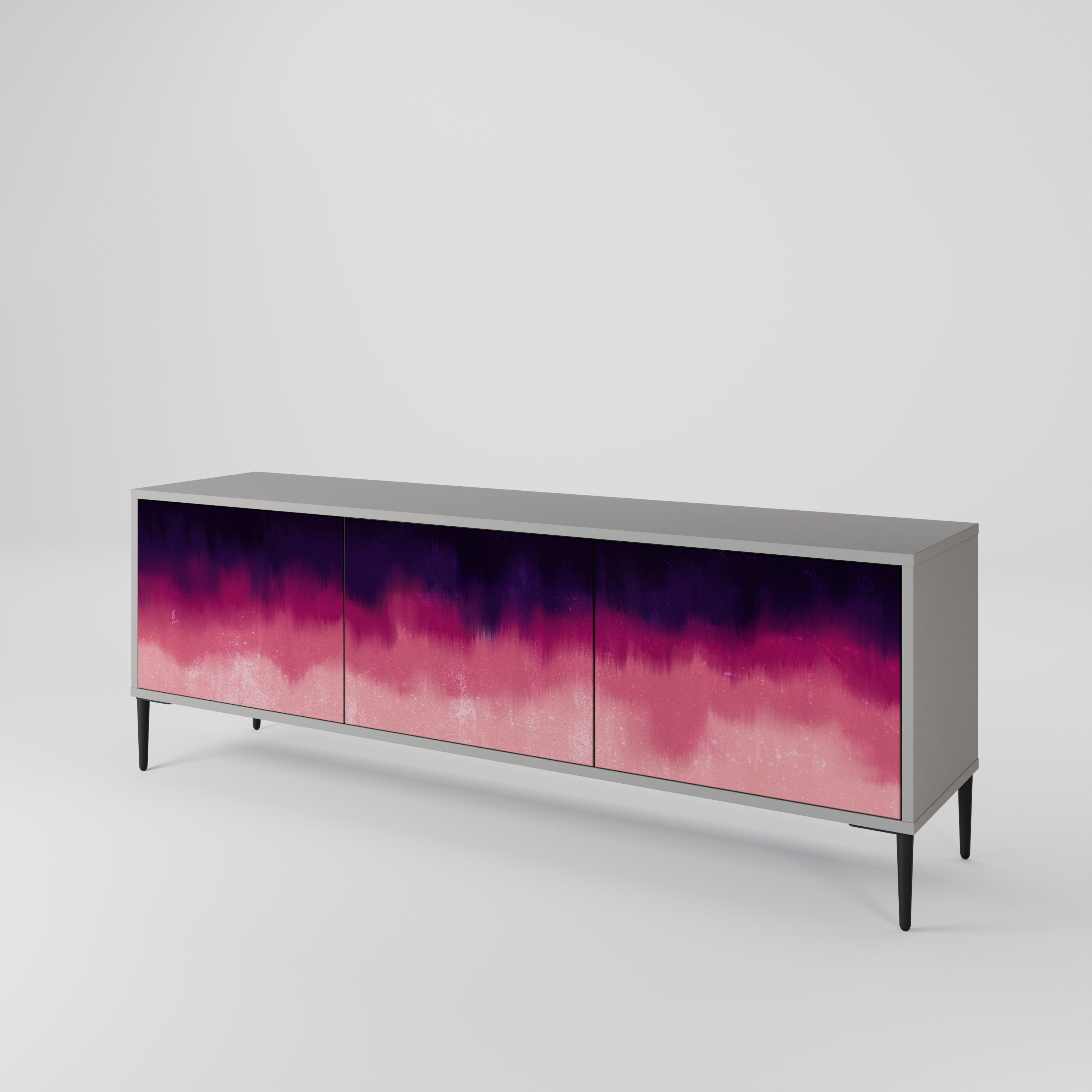 AURORA BOREALIS Mueble de TV de 3 Puertas