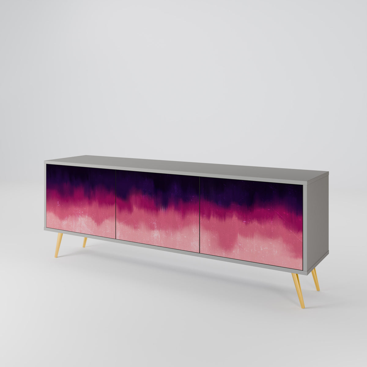 AURORA BOREALIS Mueble de TV de 3 Puertas
