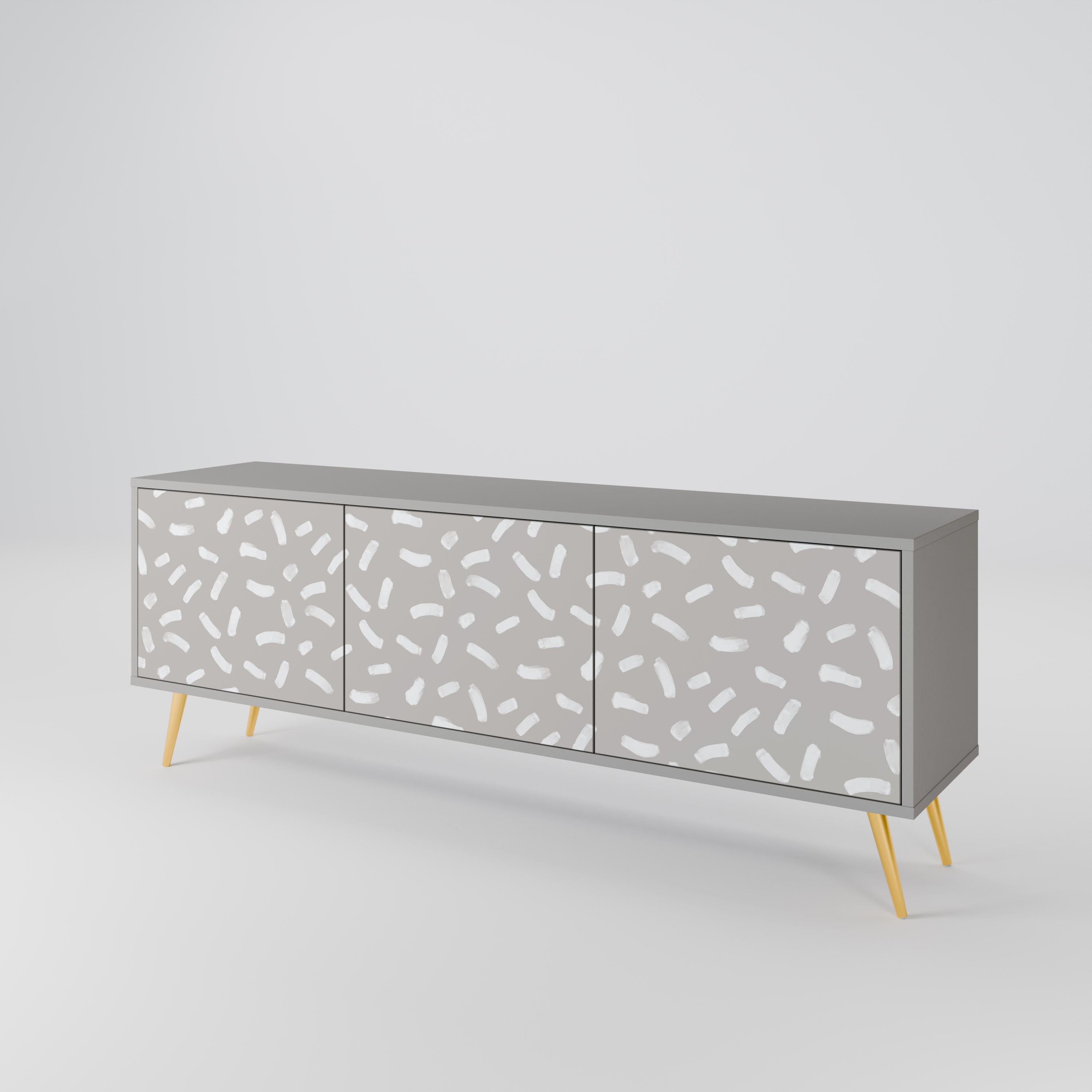 PASSING SECONDS Mueble de TV de 3 Puertas
