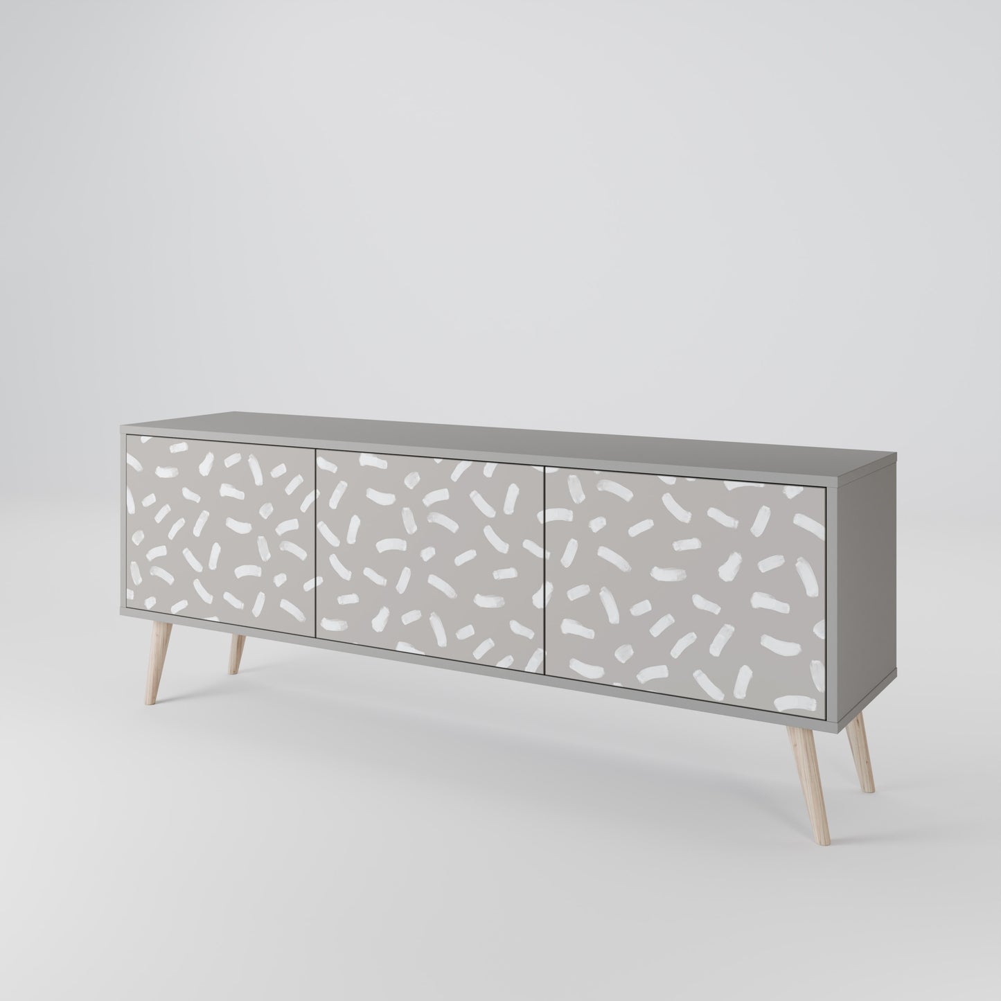 PASSING SECONDS Mueble de TV de 3 Puertas