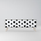 SLIPPING MINUTES Mueble de TV de 3 Puertas en Acabado Gris