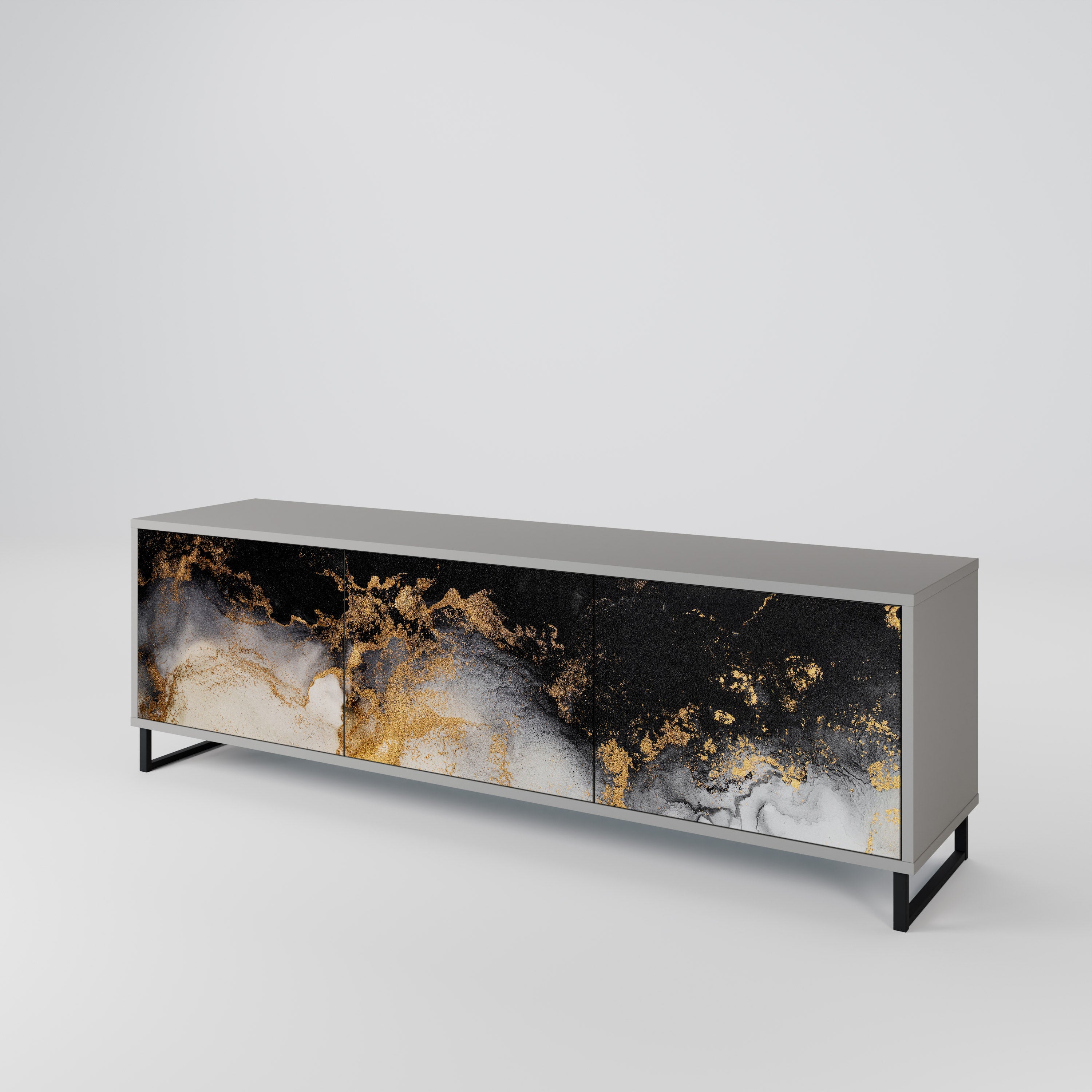 MARBLE OF TOMMORROW Mueble de TV de 3 Puertas